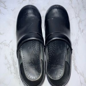 Dansko black clogs